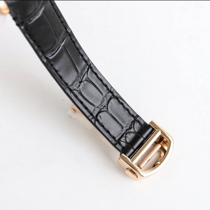 Cartier Santos Series Replica Watch Sapphire Glass Fish-eye Lens High Quality-8