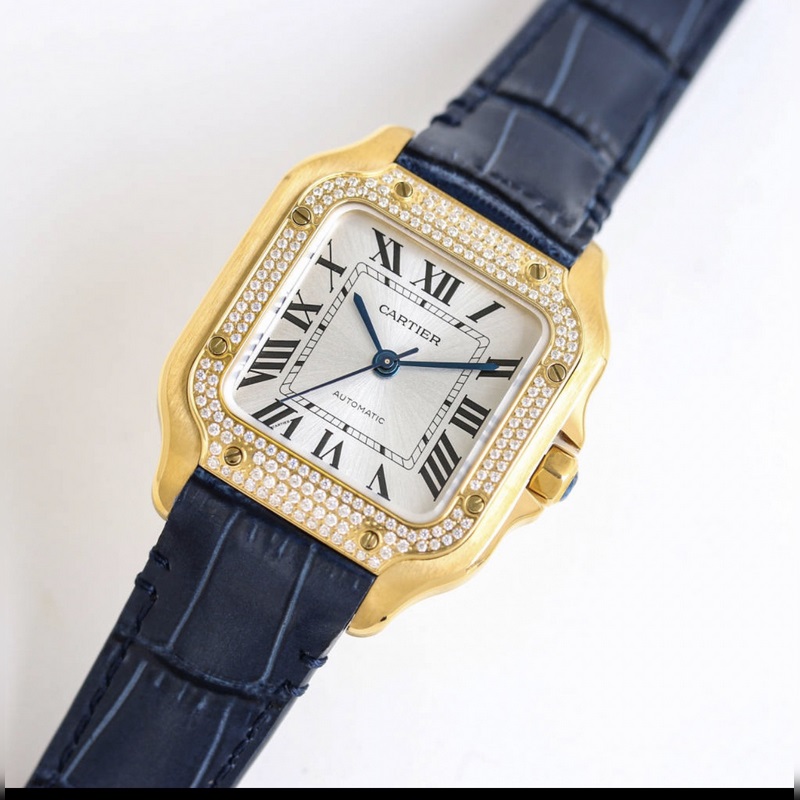 Cartier Santos Series Replica Watch Sapphire Glass Eyeglass Lens High Quality Features-3
