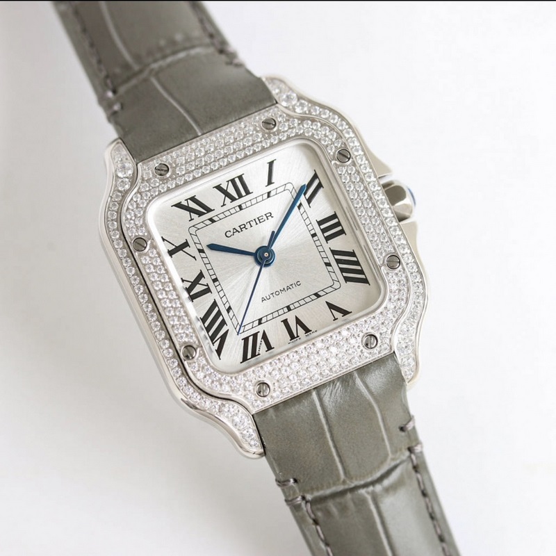 Cartier Santos Series Replica Watch Sapphire Glass Unique Design Premium Quality-2