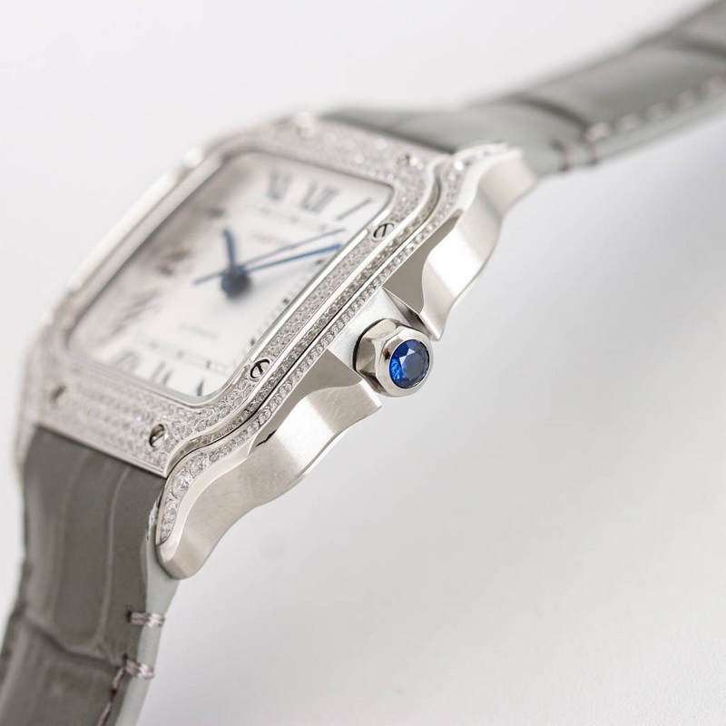 Cartier Santos Series Replica Watch Sapphire Glass Unique Design Premium Quality-5