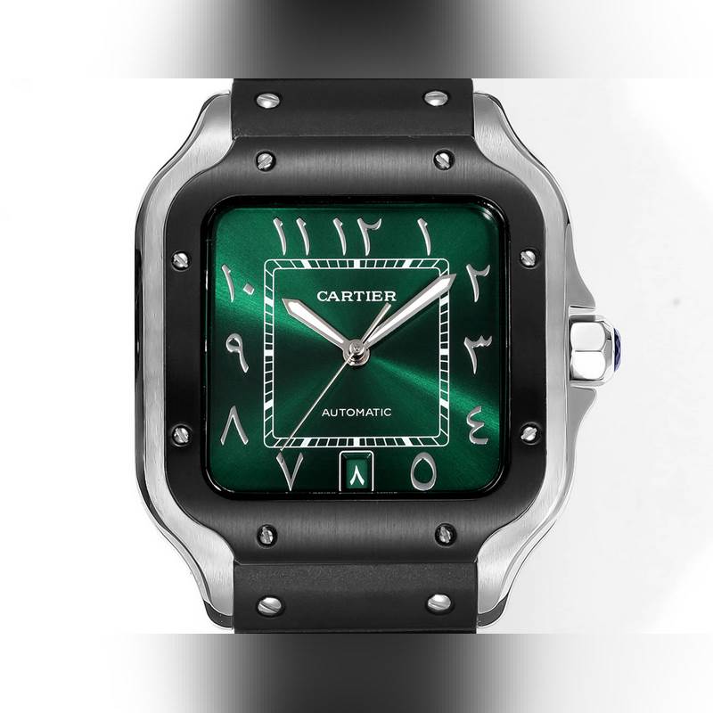 THB Cartier Santos Middle East Edition 2025 Rubber Strap Authentic-2