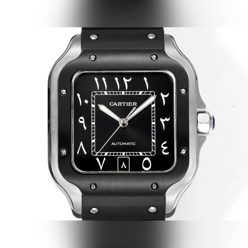 THB Cartier Santos Middle East Edition 2025 Rubber Strap Authentic-3