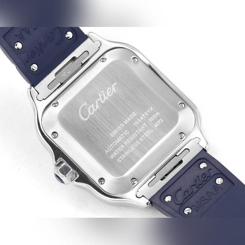 THB Cartier Santos Middle East Edition 2025 Original Model Quality Rubber Strap-7
