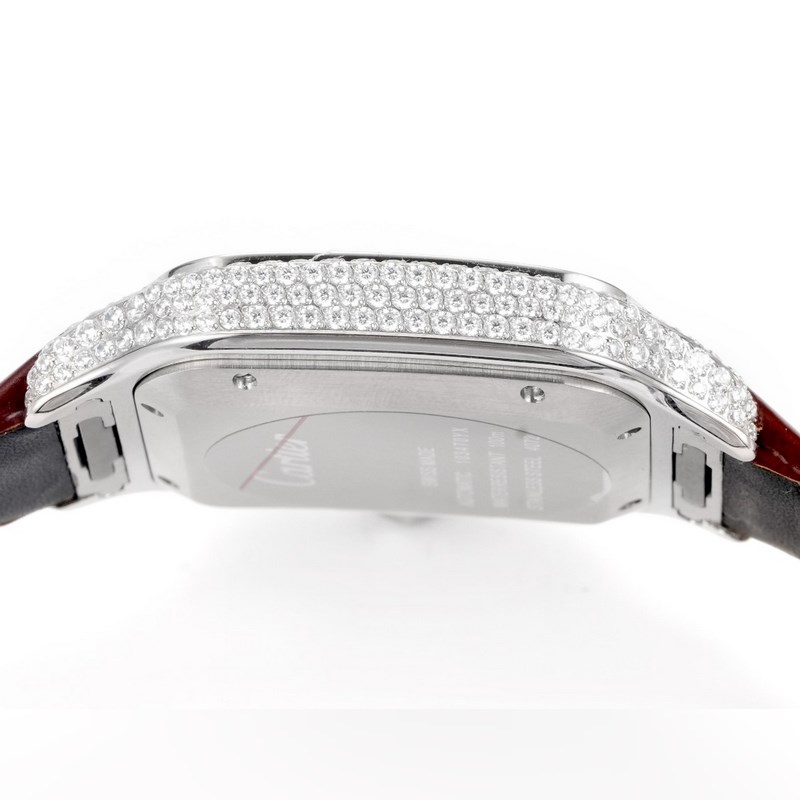 Cartier Santos 2025 Middle East Edition Full Diamond Belt Original Mold-7
