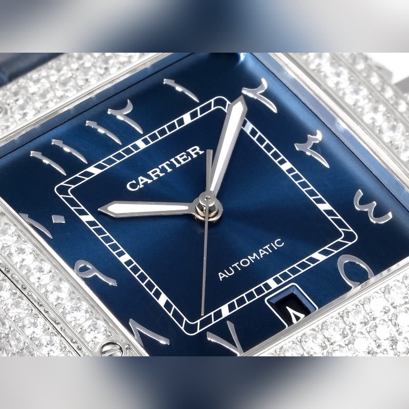 Cartier Santos 2025 Middle East Limited Diamond Belt Model-2