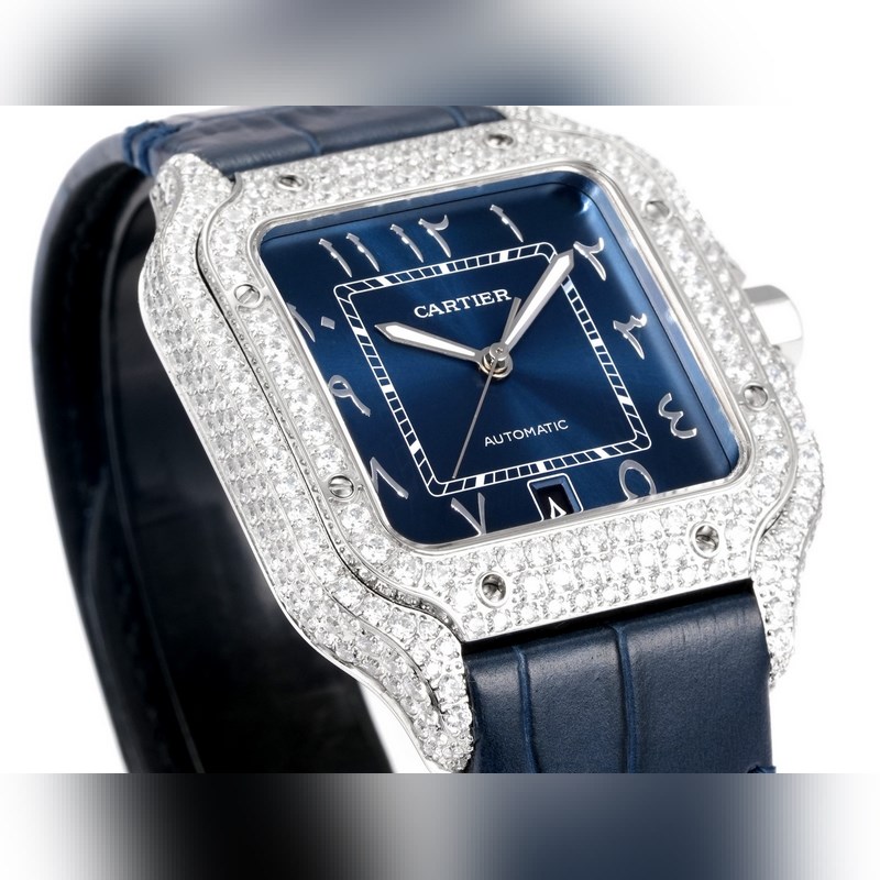 Cartier Santos 2025 Middle East Limited Diamond Belt Model-4