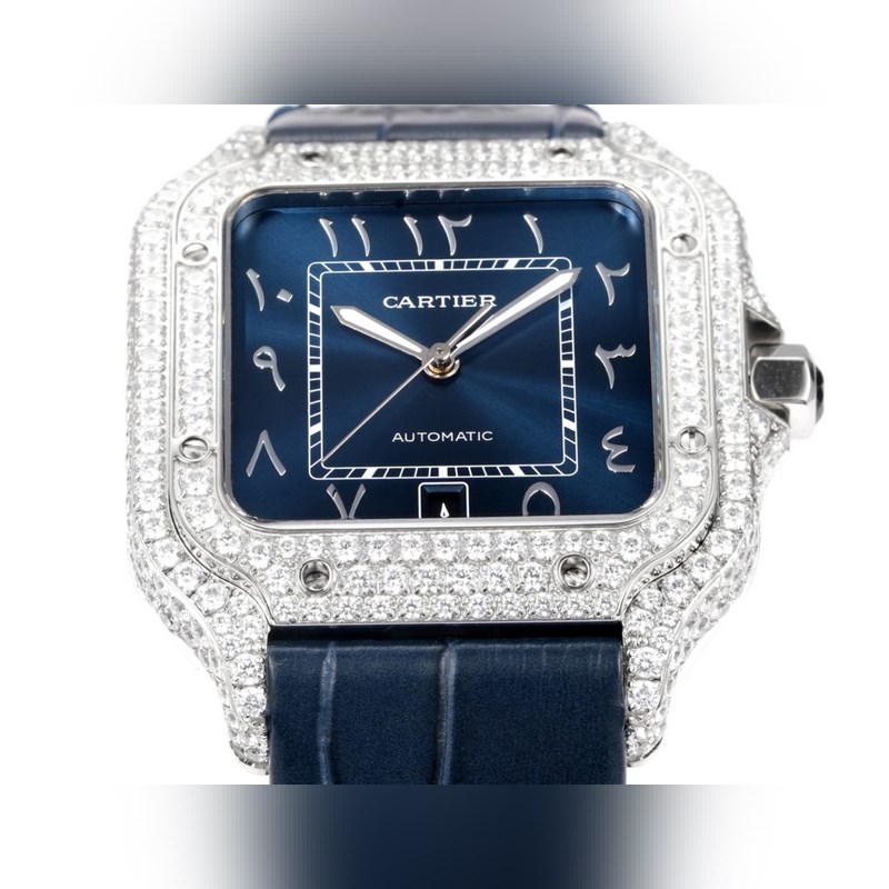 Cartier Santos 2025 Middle East Limited Diamond Belt Model-5