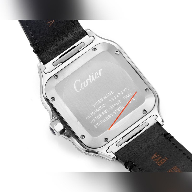 Cartier Santos Middle East Edition Full Diamond Belt 2025 New Model-6