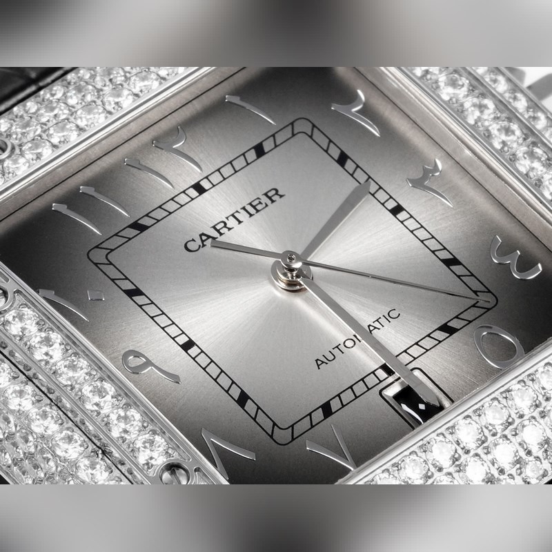 Cartier Santos Middle East Edition Full Diamond Belt 2025 Model-4