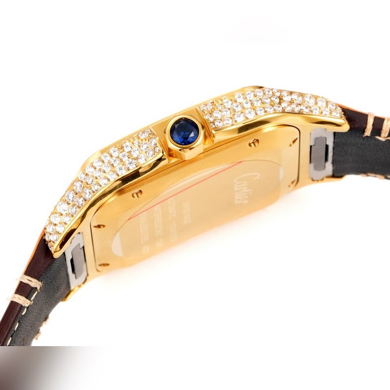 THB Cartier Santos Middle East Edition Full Diamond Belt 2025 Model-6