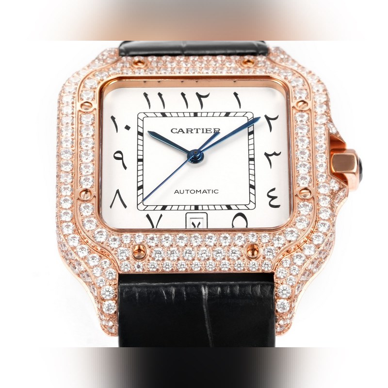 Cartier Santos 2025 New THB Edition Diamond Belt Version-2