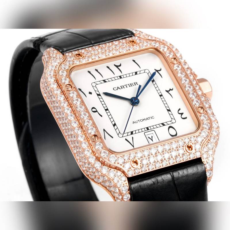 Cartier Santos 2025 New THB Edition Diamond Belt Version-3