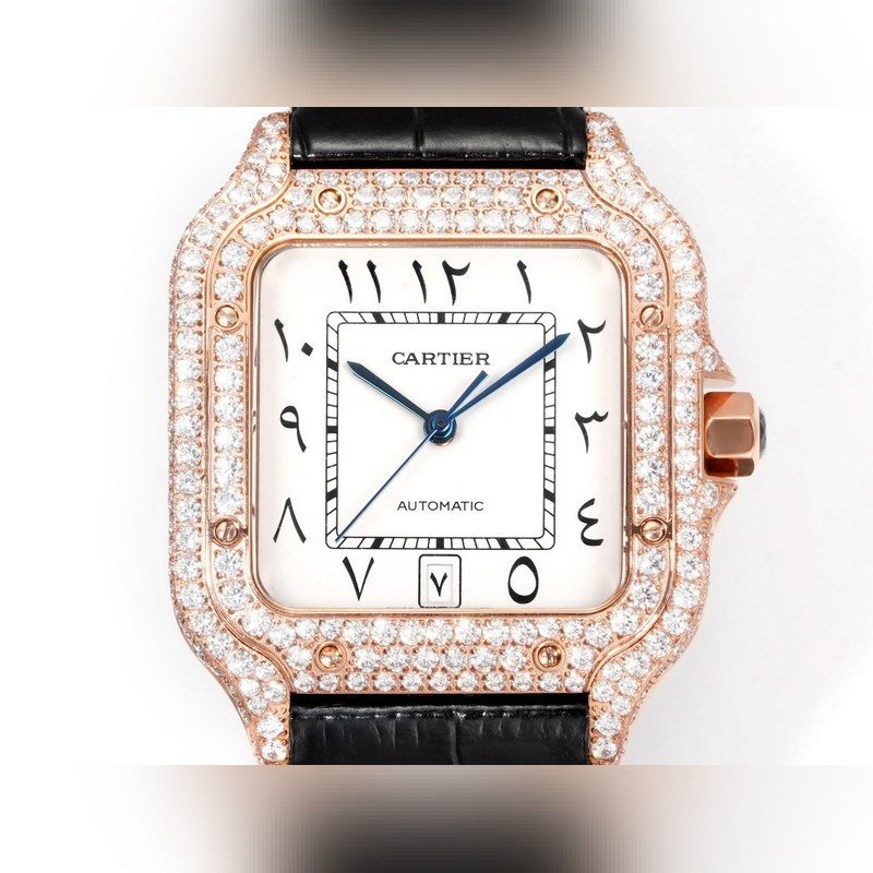 Cartier Santos 2025 New THB Edition Diamond Belt Version-5