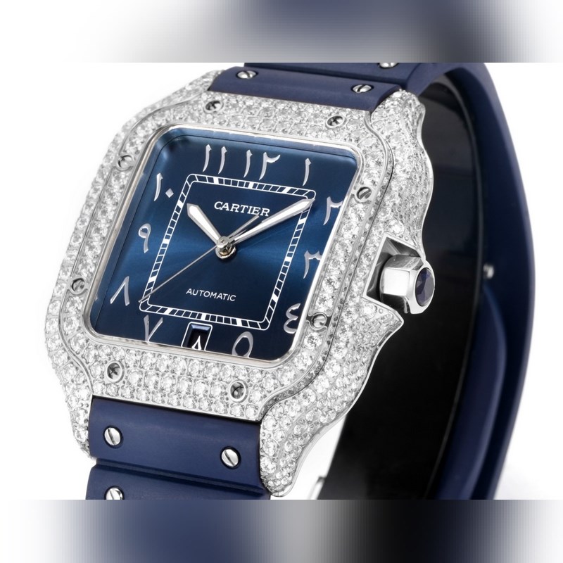 THB Cartier Santos Middle East Edition Diamond Dial 2025 Model-3