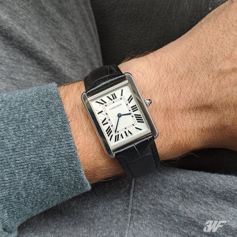 Cartier Tank W5200003&W5200005 Couple Replica Watch Large&Small Models-2