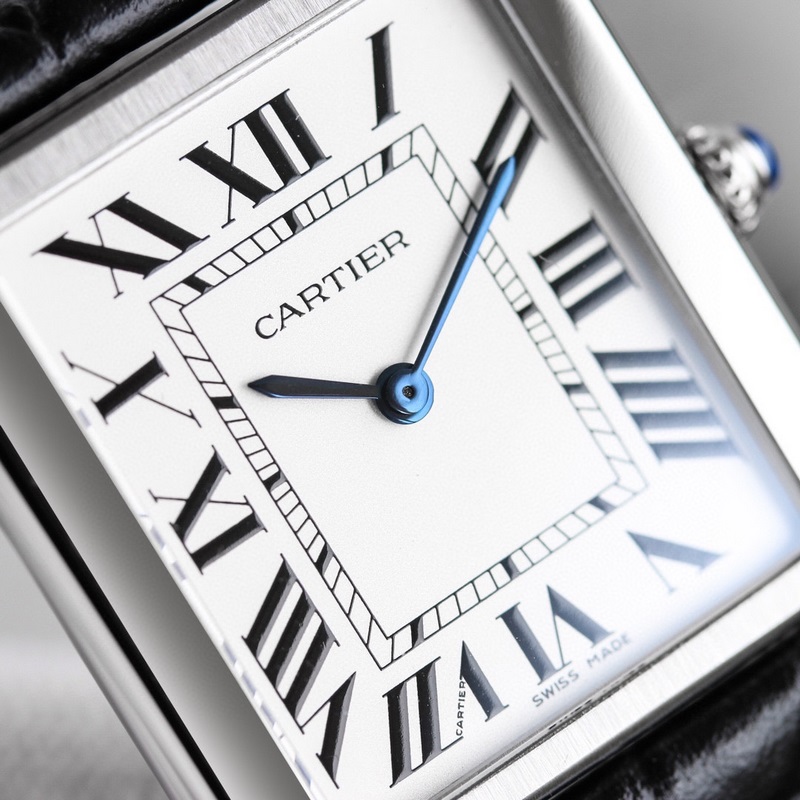 Cartier Tank W5200003&W5200005 Couple Replica Watch High Quality Size Variants-2
