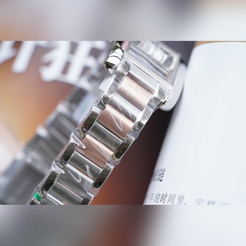 Cartier Tank Anglaise 18K Gold Classic Replica Watch 5-Year Warranty-4