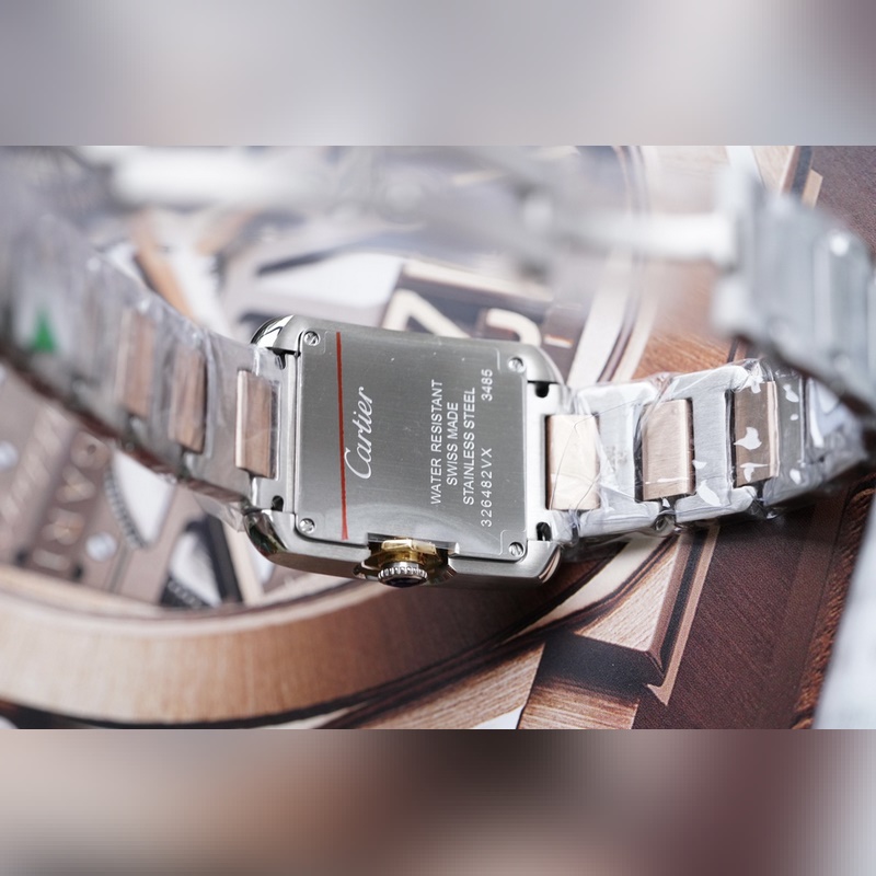 Cartier Tank Anglaise 18K Gold Classic Replica Watch 5-Year Warranty-6