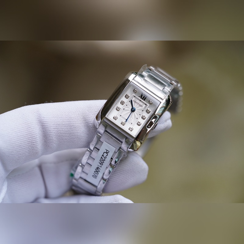 Cartier Tank Anglaise Classic 11 VVS Diamonds Certificate-3