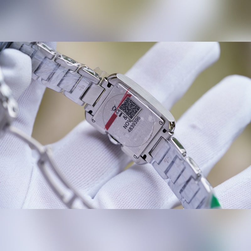 Cartier Tank Anglaise Classic 11 VVS Diamonds Certificate-7