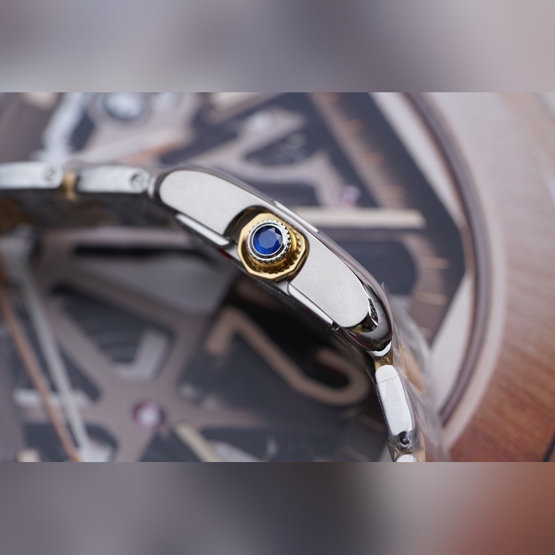 Cartier Tank Anglaise 18K Gold Classic Replica Watch 5 Year Warranty-6