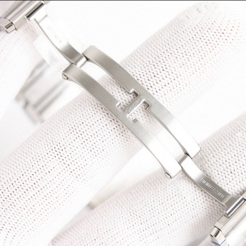 Cartier Tank WSTA Series Sapphire Crystal Replica Watch with Premium Features-7