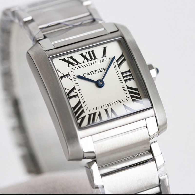 Cartier France Tank WSTA Series Sapphire Crystal Replica Watch-3