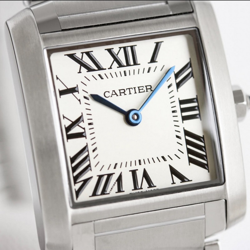 Cartier France Tank WSTA Series Sapphire Crystal Replica Watch-4