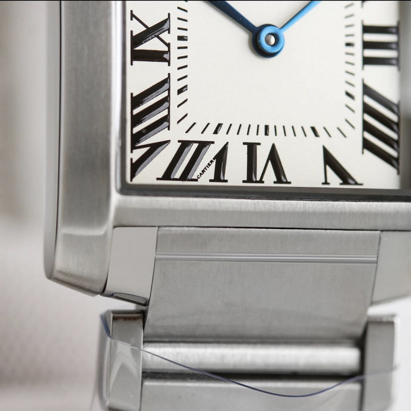 Cartier France Tank WSTA Series Sapphire Crystal Replica Watch-5