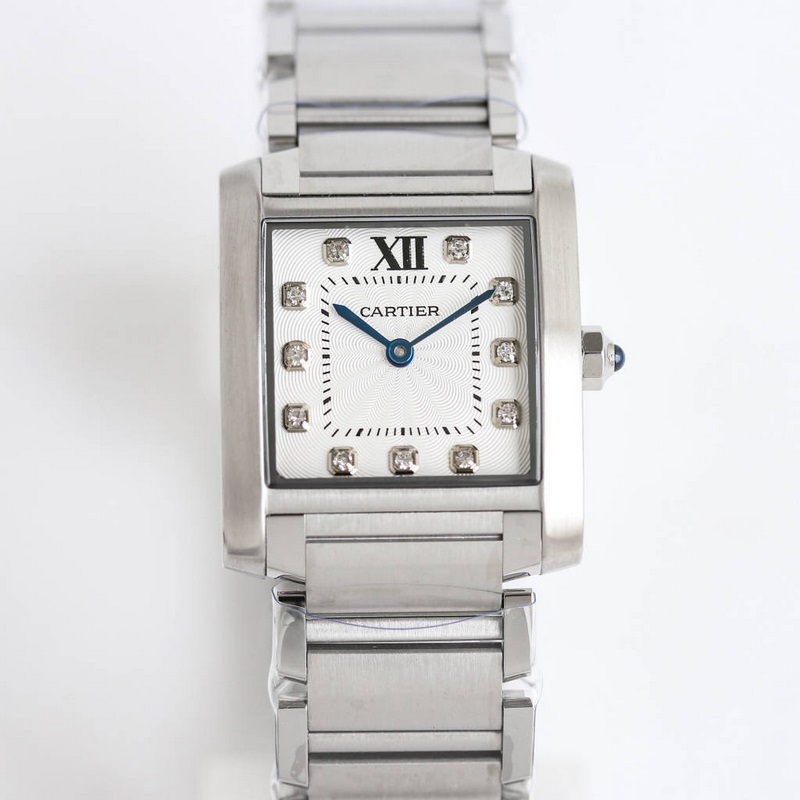 Cartier Tank WSTA Series Women's Replica Watch Sapphire Crystal High-Quality Design-2