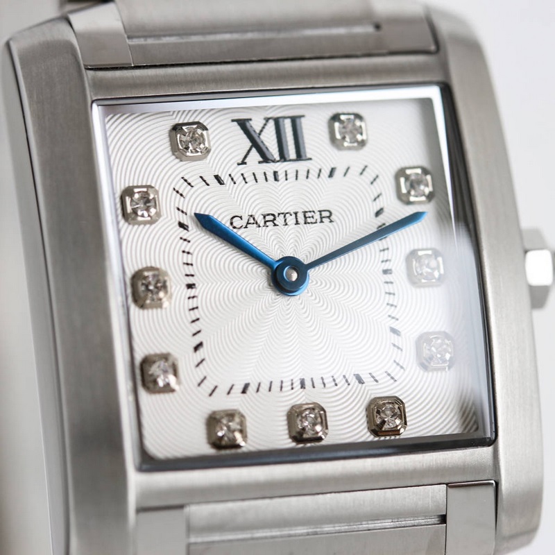 Cartier Tank WSTA Series Women's Replica Watch Sapphire Crystal High-Quality Design-3