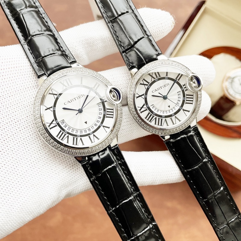 Cartier Ballon Bleu Series Latest Quartz Couples Replica Watch High Quality-2