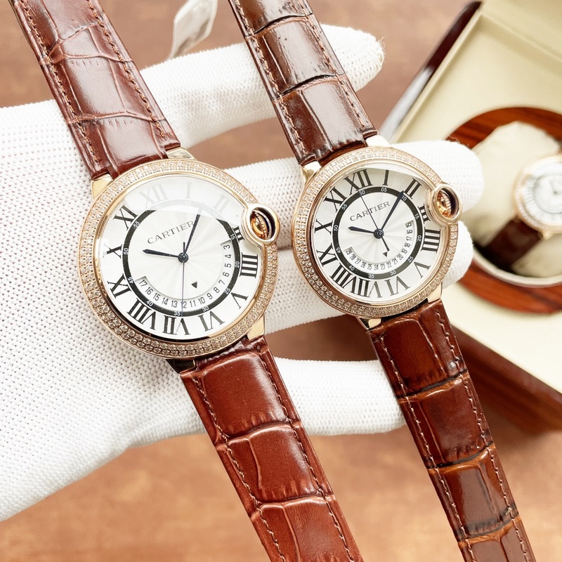 Cartier Ballon Bleu Series Latest Quartz Couples Replica Watch High Quality-3