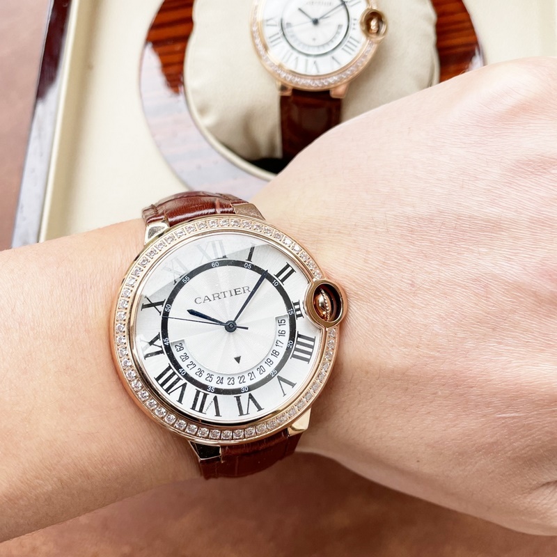 Cartier Ballon Bleu Series Latest Quartz Couples Replica Watch High Quality-4