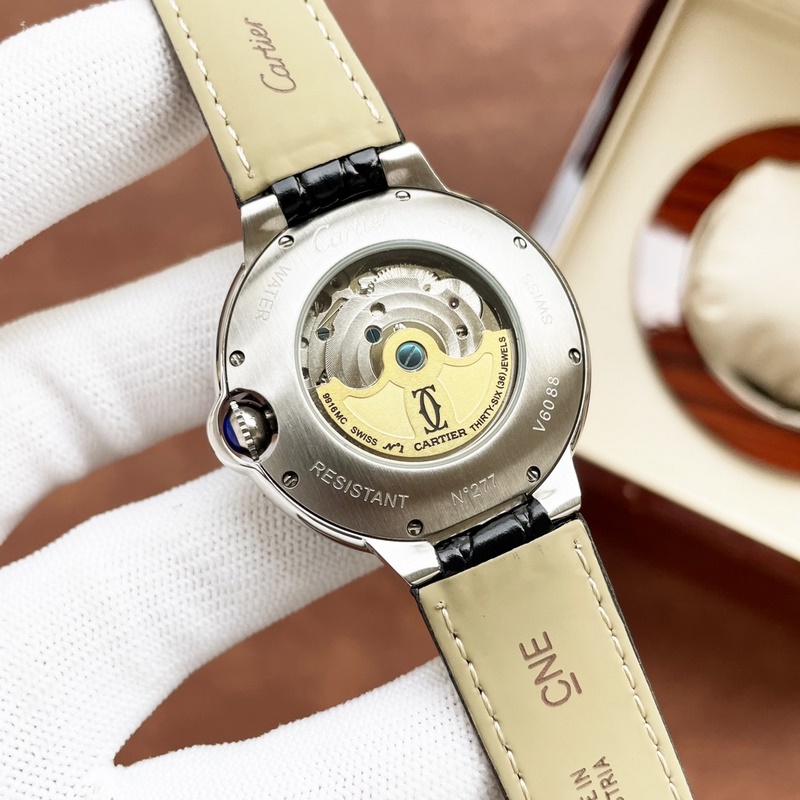 Cartier Ballon Bleu Tourbillon Women's Mechanical Replica Watch-8