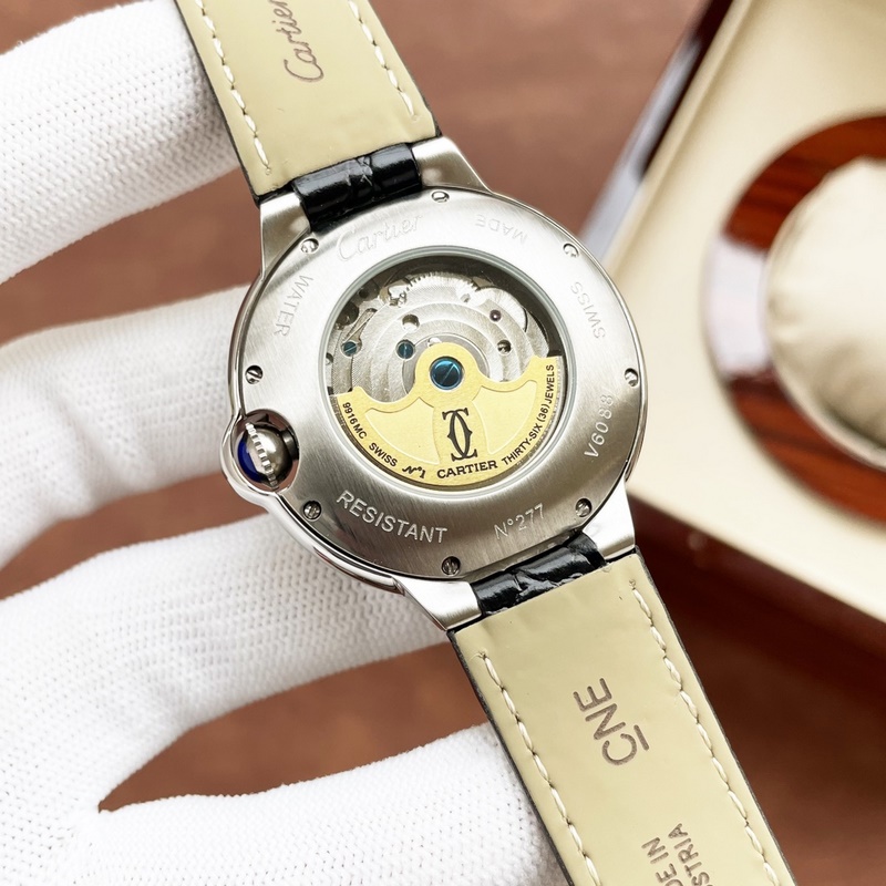 Cartier Ballon Bleu Tourbillon Women's Replica Watch Luxurious Automatic Timepiece-7