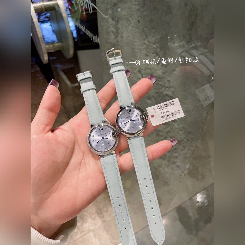 Cartier Ballon Bleu 33mm Quartz Replica Watch Exquisite Design-7