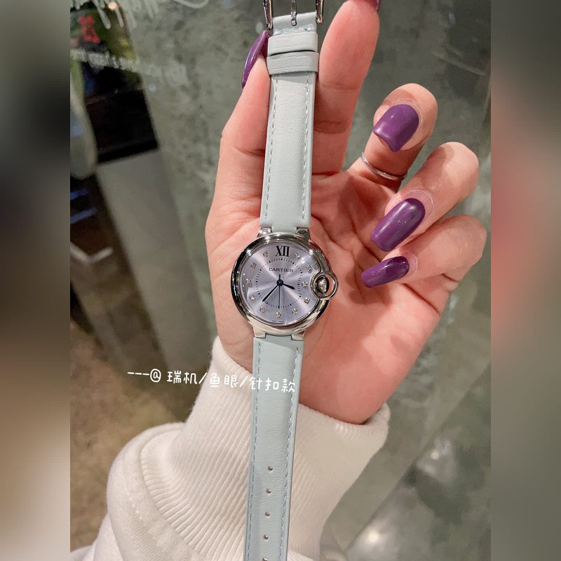 Cartier Ballon Bleu 33mm Quartz Replica Watch Exquisite Timepiece with Classic Design-2