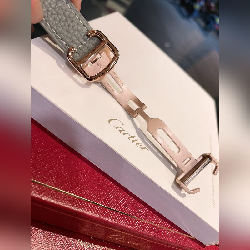 Upgraded Ballon Bleu de Cartier Fisheye Glass Matte Original Buckle-5