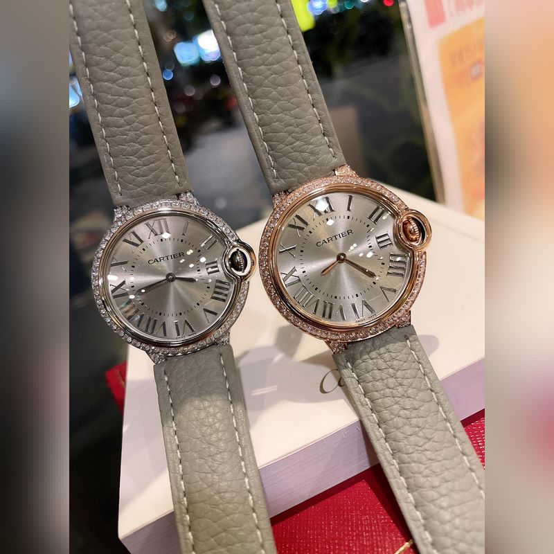 Upgraded Ballon Bleu de Cartier Fisheye Glass Matte Original Buckle-7