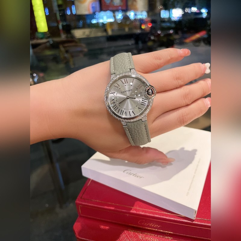 Ballon Bleu de Cartier Upgrade Fisheye Glass Frosted Original Buckle-7