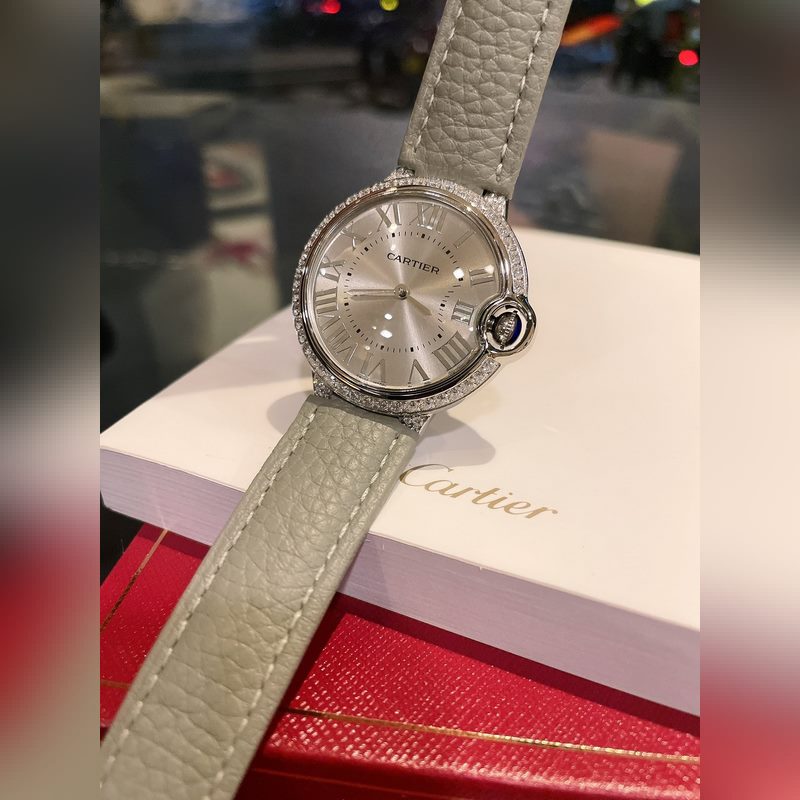 Ballon Bleu de Cartier Upgrade Fisheye Glass Frosted Original Buckle-8