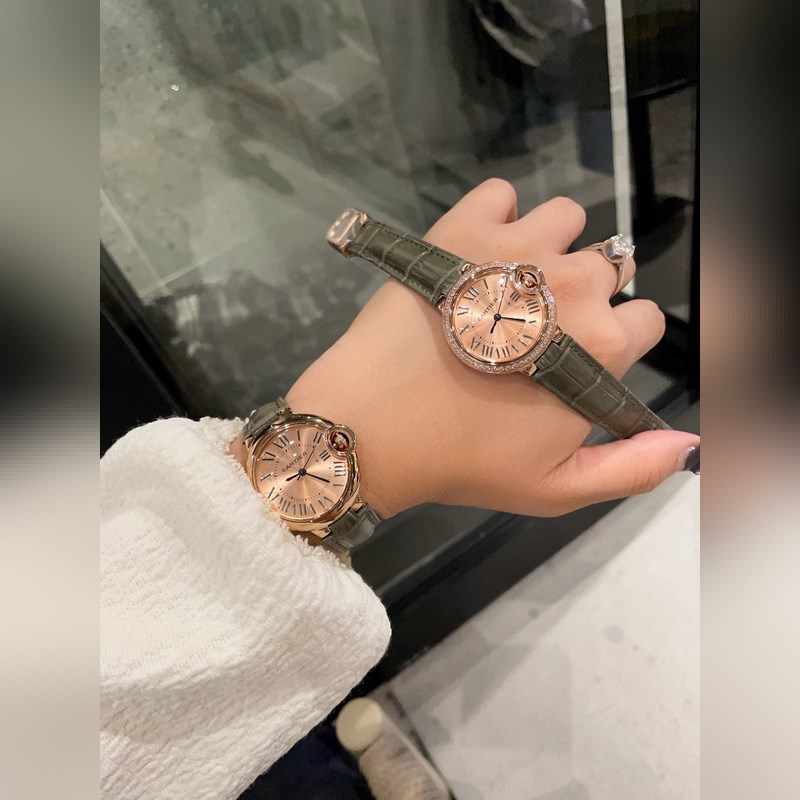 Cartier Ballon Bleu 33mm Quartz Replica Watch Exquisite Craftsmanship-5