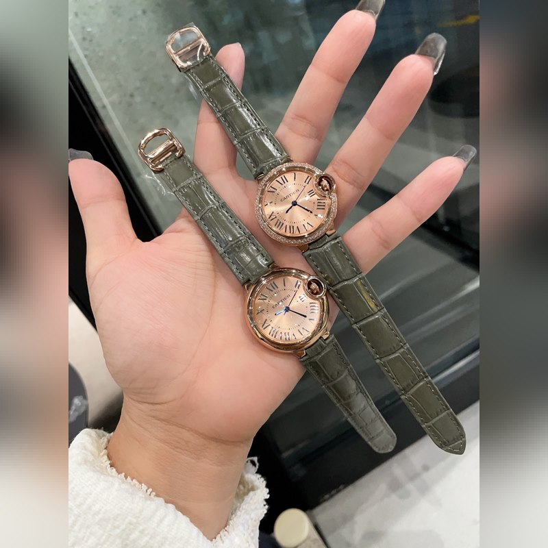 Cartier Ballon Bleu 33mm Quartz Replica Watch Exquisite Craftsmanship-8