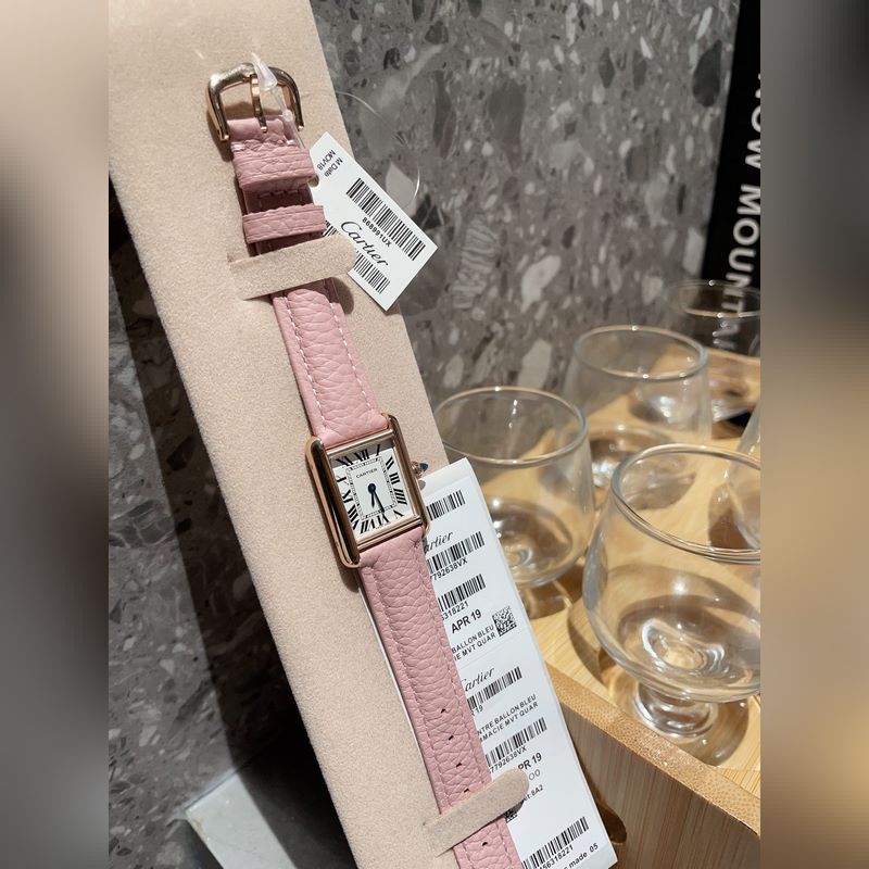 Cartier Tank Series Ta with Velvet Bag Quality Craftsmanship-2