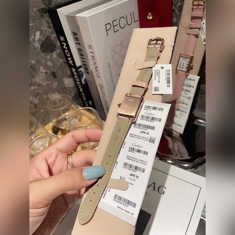 Cartier Tank Series Ta with Velvet Bag Quality Craftsmanship-4