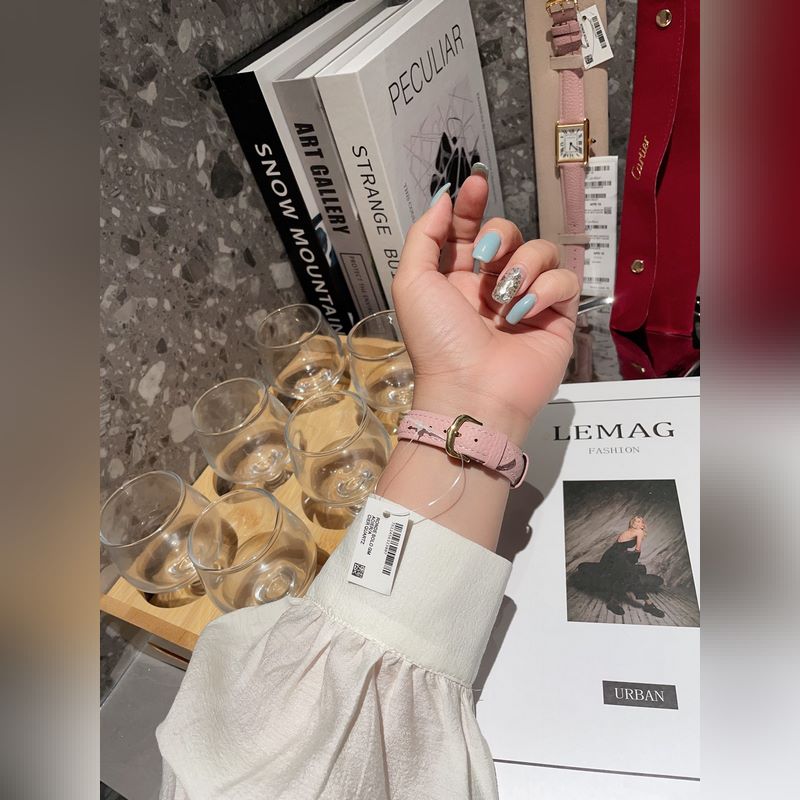 Cartier Tank Series Ta with Velvet Pouch Premium Quality-7