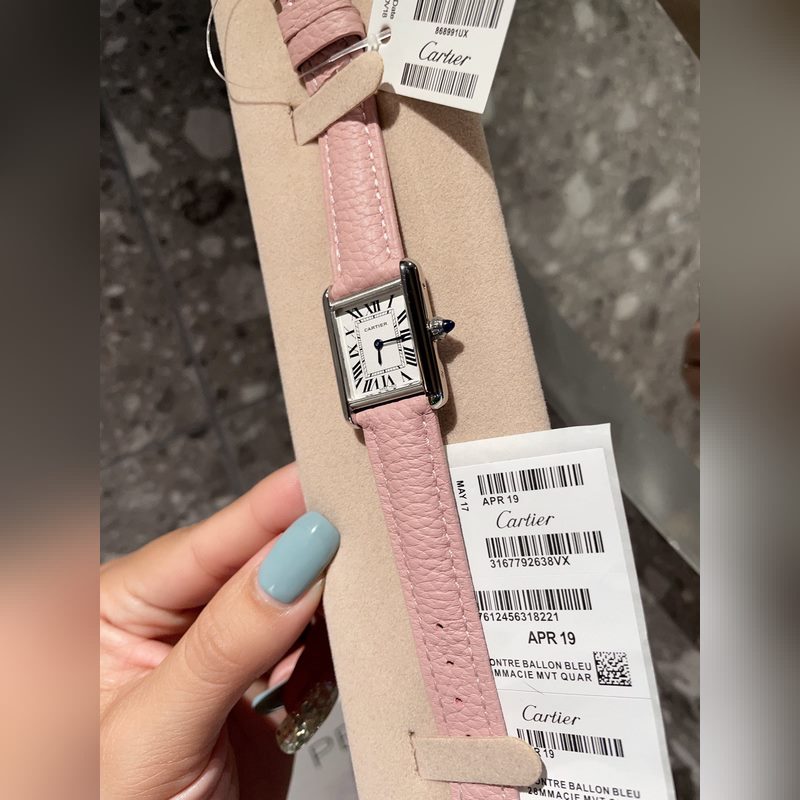 Cartier Tank Series Ta Factory Quality with Velvet Bag-1