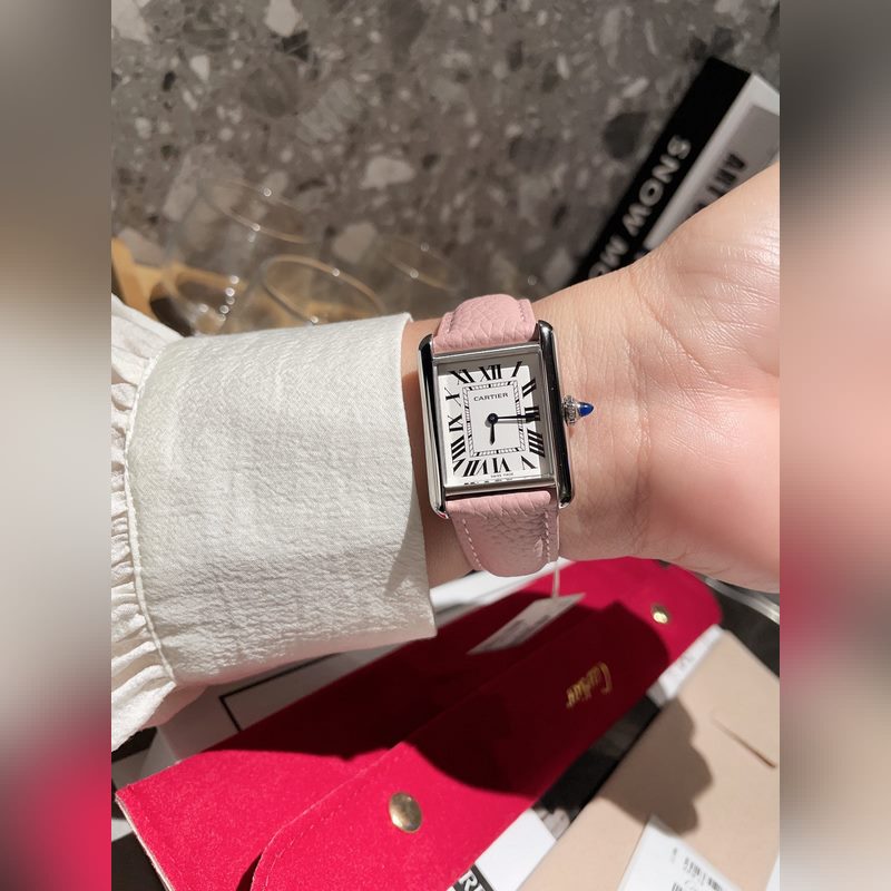 Cartier Tank Series Ta Factory Quality with Velvet Bag-5