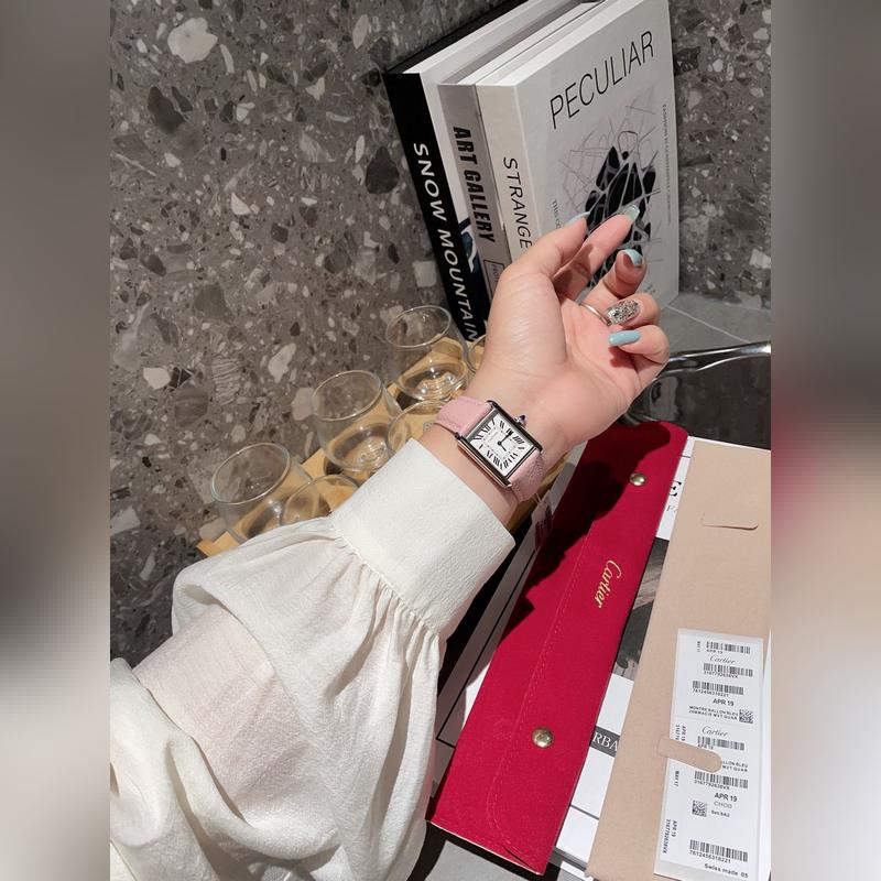 Cartier Tank Series Ta Factory Quality with Velvet Bag-6